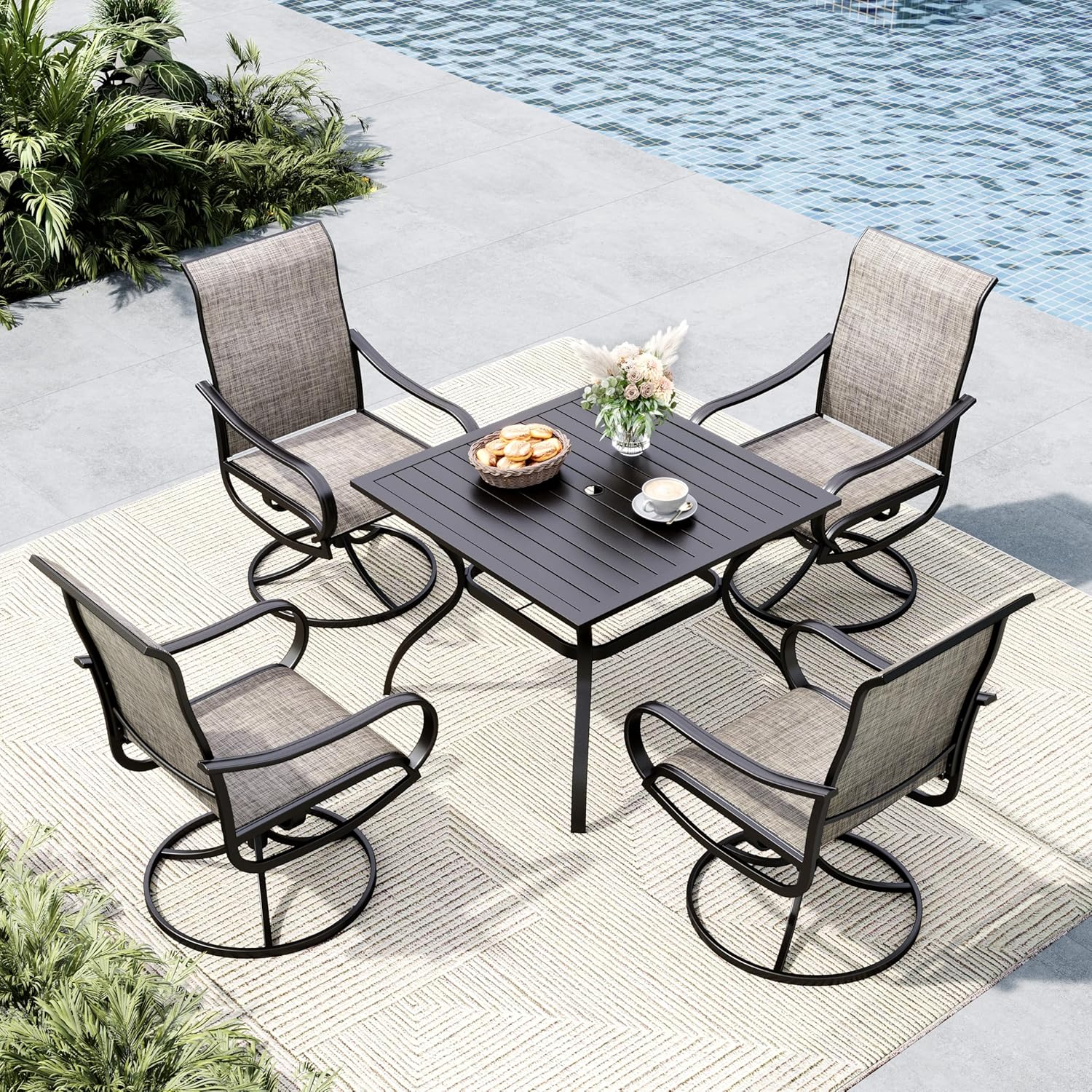 Patio Table Chairs Set Outdoor - Outdoor Furniture Dining Set 리뷰 및 가격