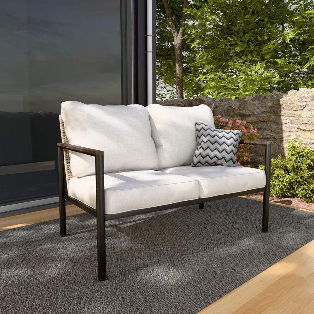 Sand Dune Outdoor Patio Sofa,  - Outdoor Furniture Loveseat 리뷰 및 가격