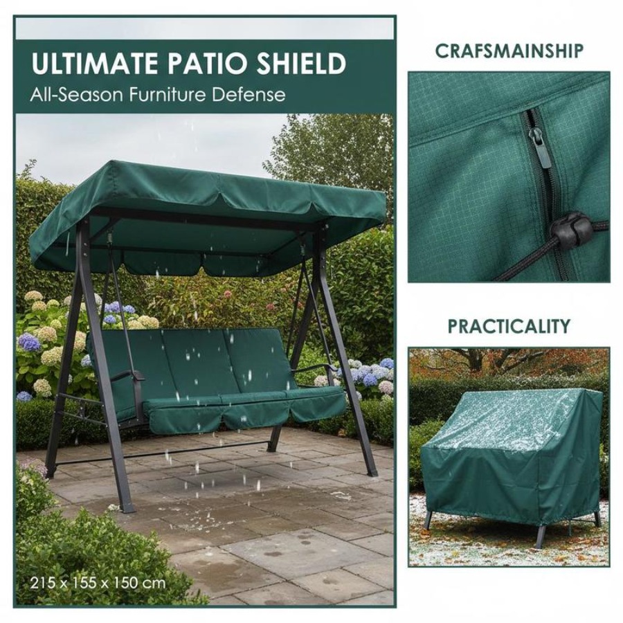 Patio 3 Seater Swing Chair Ben - Outdoor Furniture For Patio 리뷰 및 가격