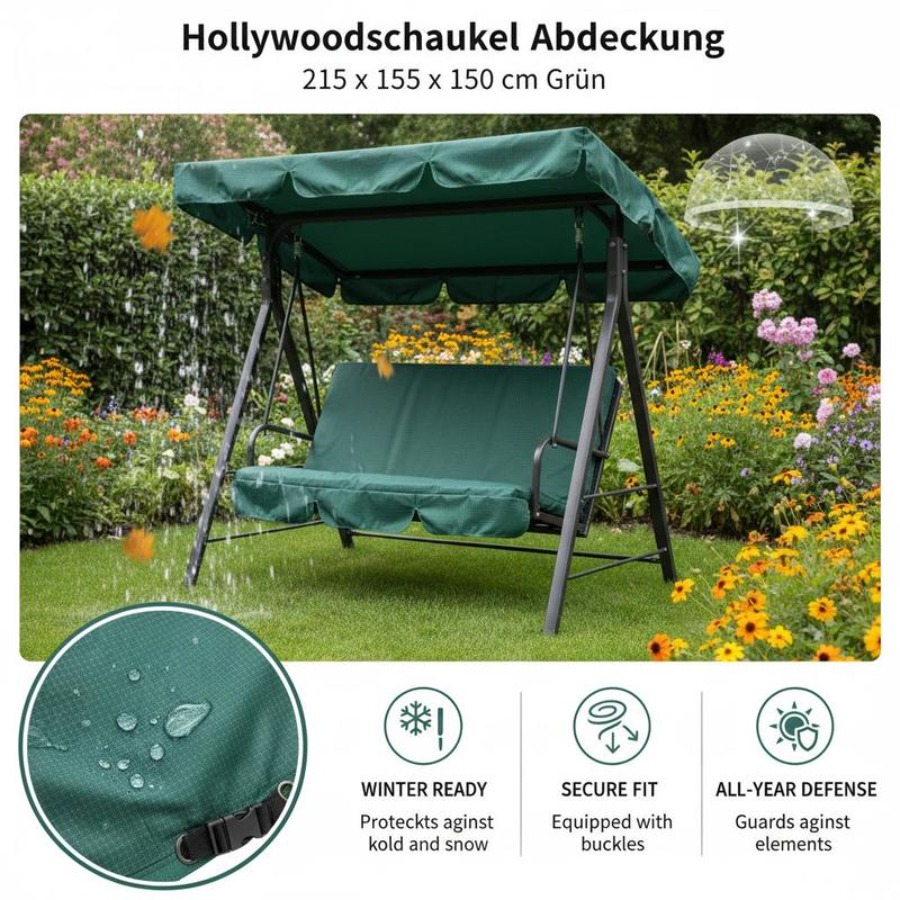 Patio 3 Seater Swing Chair Ben - Outdoor Furniture For Patio 리뷰 및 가격