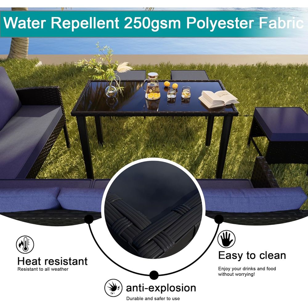 7-Piece Outdoor Patio Furnitur - Outdoor Furniture Dining Set 리뷰 및 가격