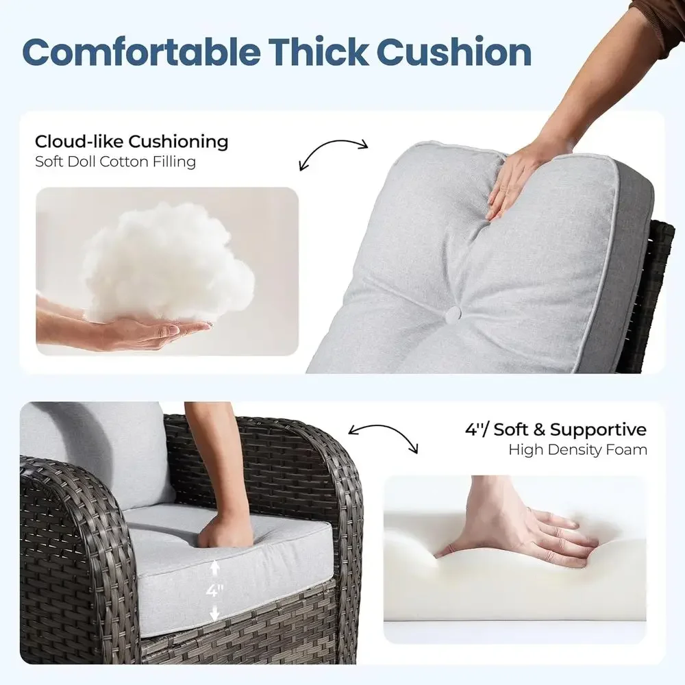 All-Weather Rattan Outdoor Fur - Outdoor Furniture Loveseat 리뷰 및 가격