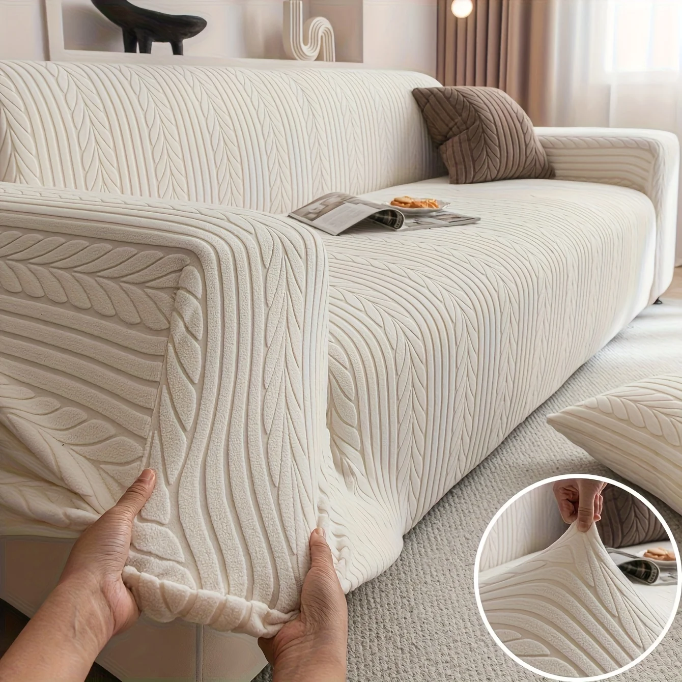 us1 Striped Sofa Cover, Washab - Outdoor Furniture Loveseat 리뷰 및 가격