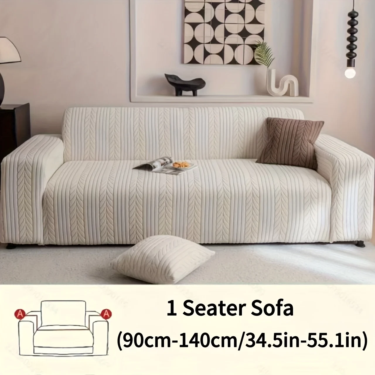 us1 Striped Sofa Cover, Washab - Outdoor Furniture Loveseat 리뷰 및 가격