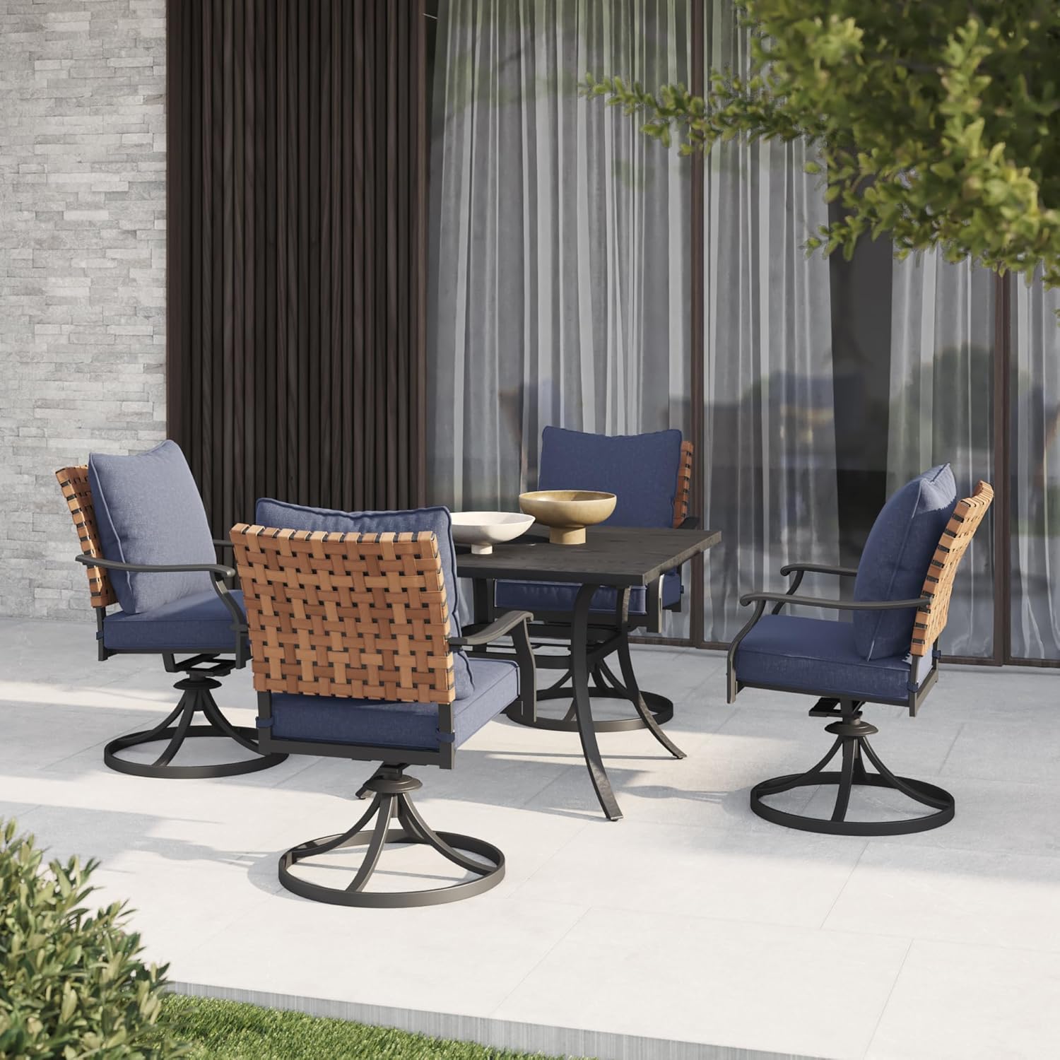 5-Piece Outdoor Dining Set, 4  - Outdoor Furniture Dining Set 리뷰 및 가격