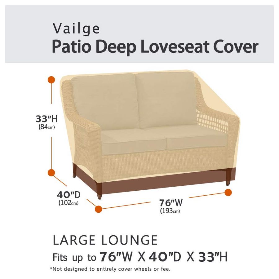 2Seater Heavy Duty Patio Deep  - Outdoor Furniture Loveseat 리뷰 및 가격