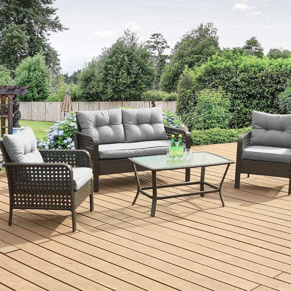Patio Furniture Set Outdoor Fu - Outdoor Furniture Loveseat 리뷰 및 가격