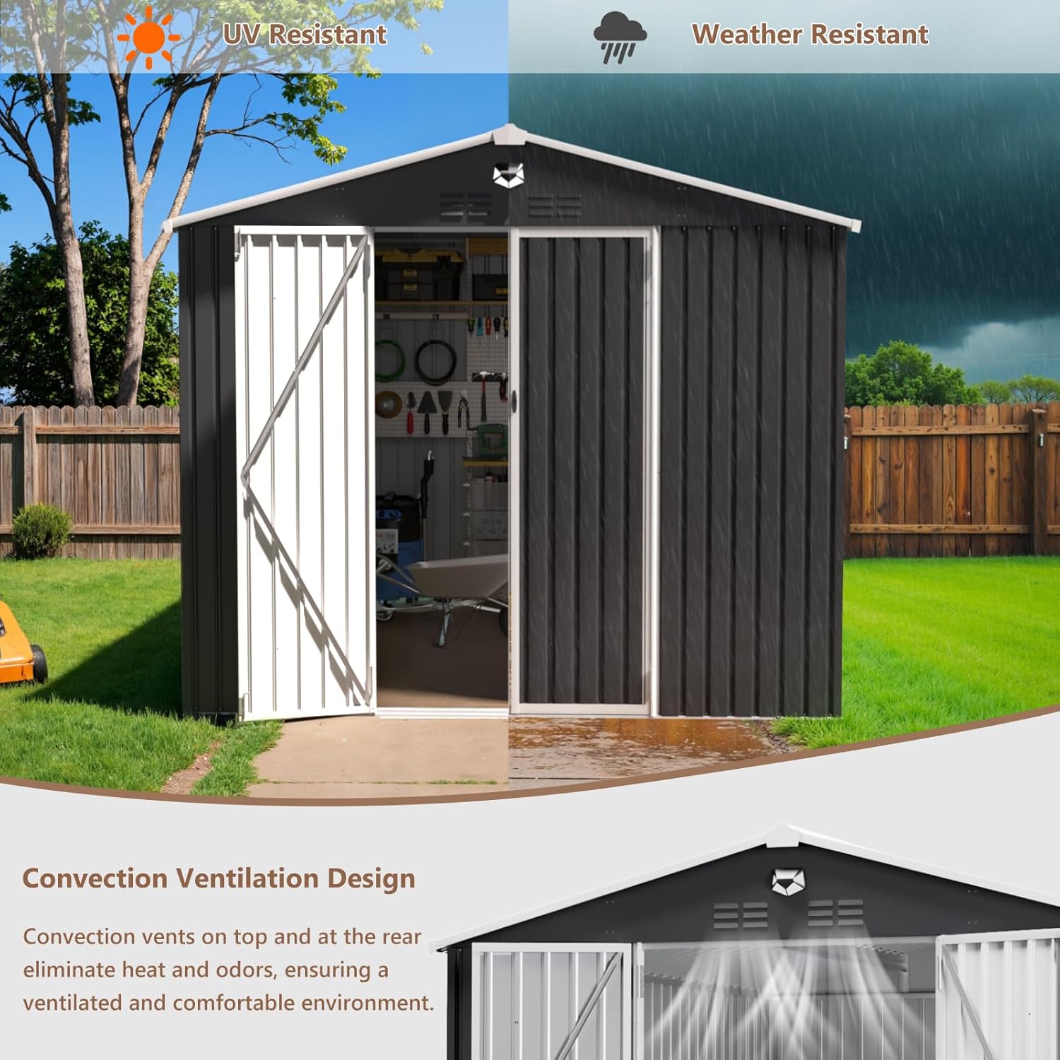 10x12 FT Metal Outdoor Storage - Outdoor Furniture Design 리뷰 및 가격