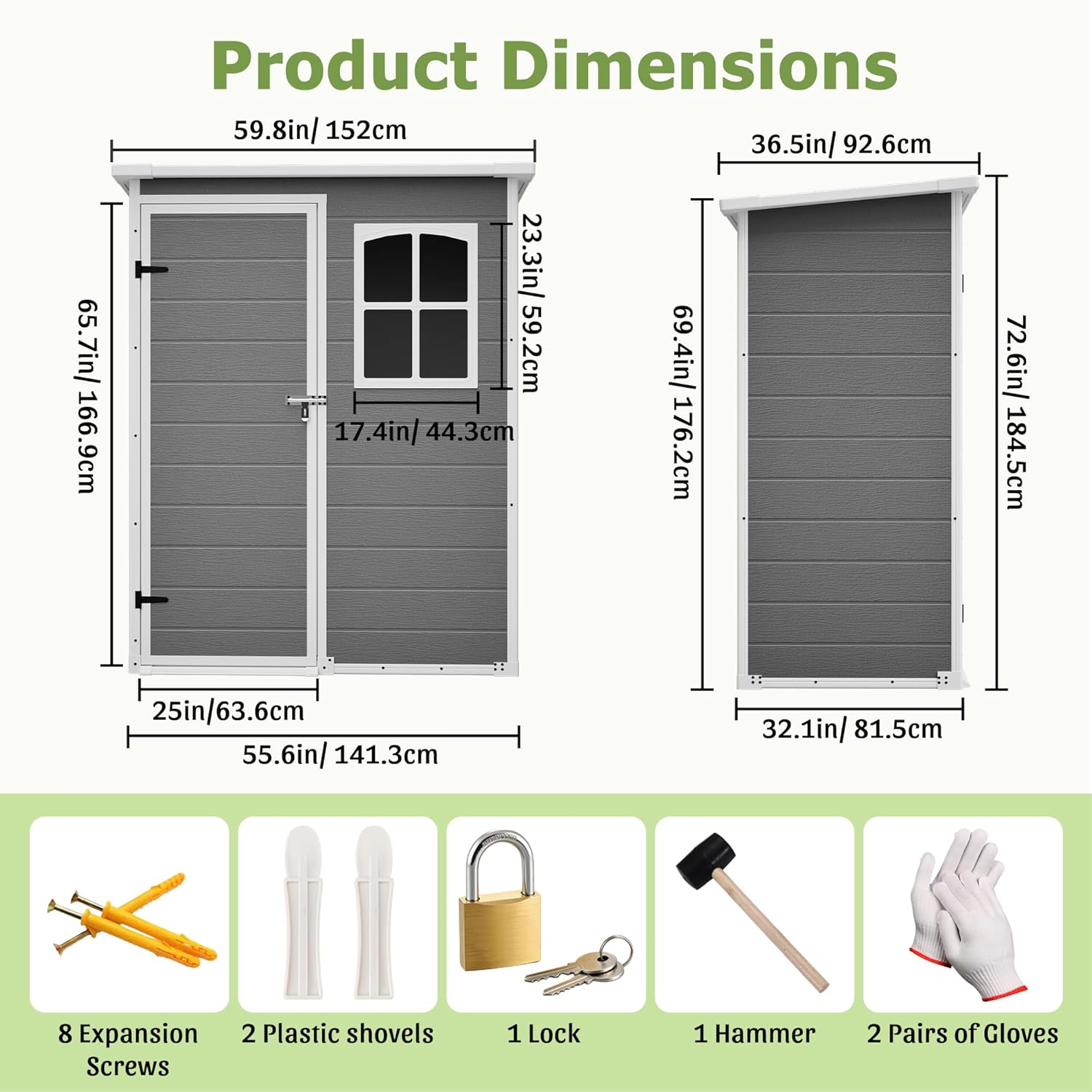 Resin Outdoor Storage Shed Kit - Outdoor Furniture For Patio 리뷰 및 가격
