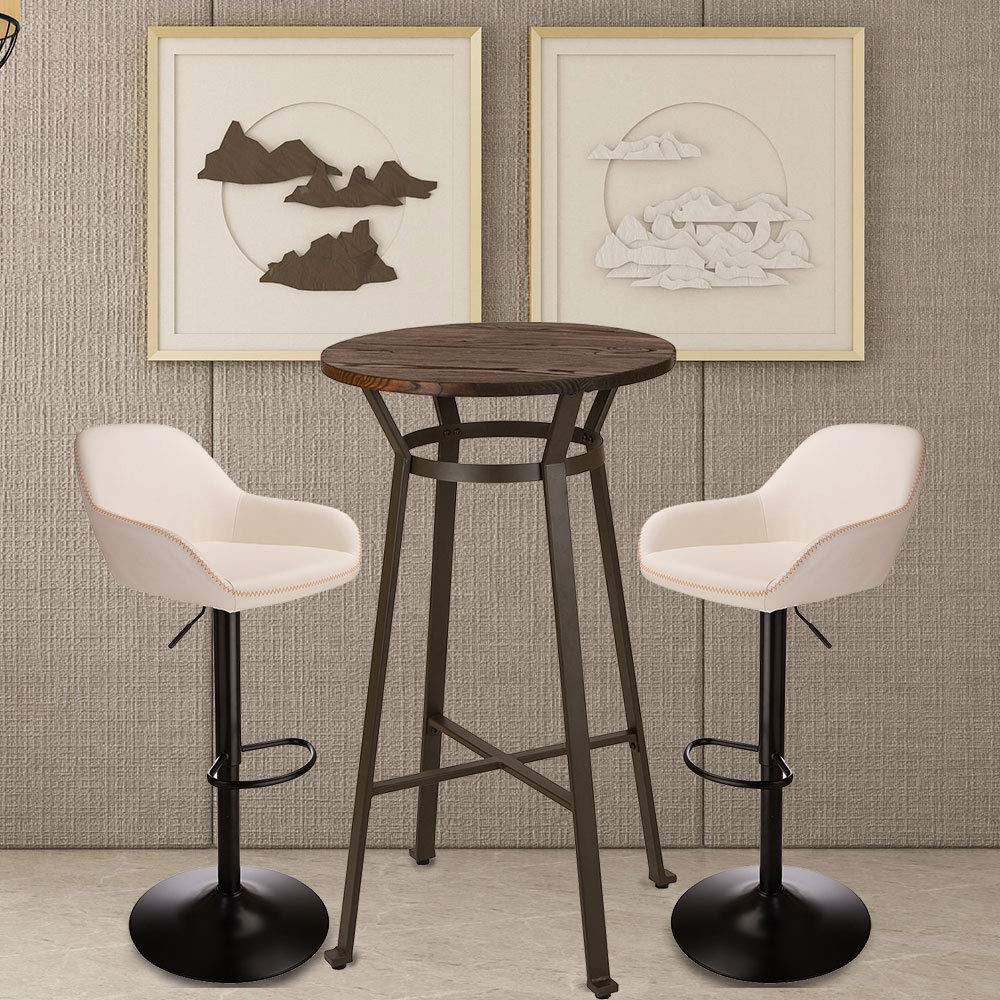 3Pc Pub Table & Swivel PU Bar  - Outdoor Furniture Kitchener 리뷰 및 가격