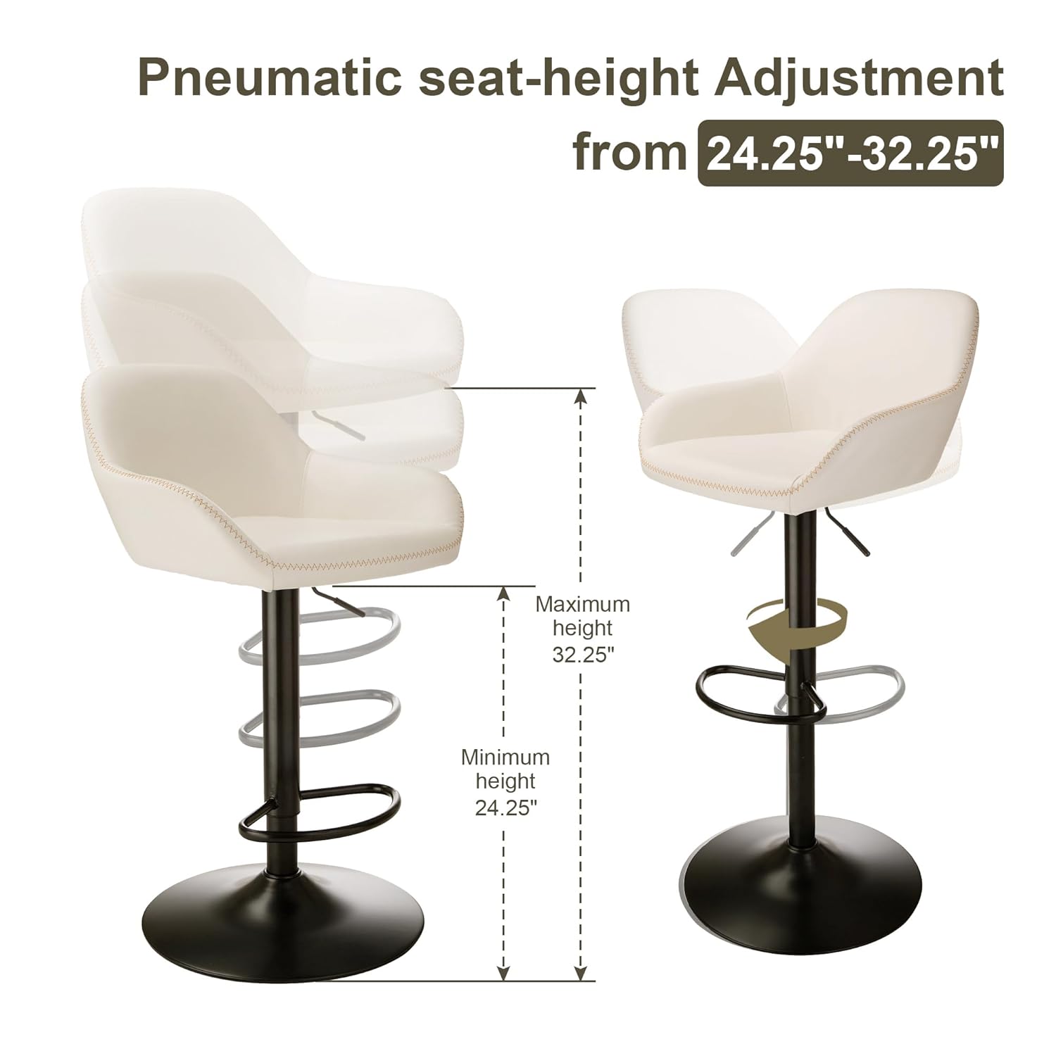 3Pc Pub Table & Swivel PU Bar  - Outdoor Furniture Kitchener 리뷰 및 가격