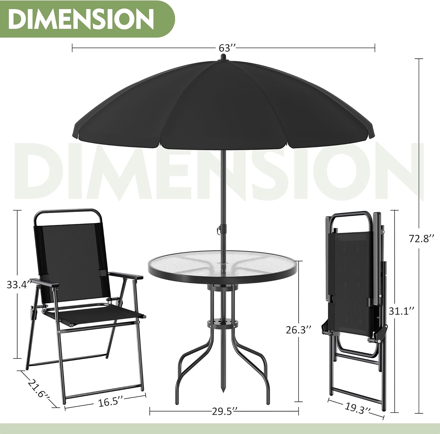 6-Piece Outdoor Patio Dining S - Outdoor Furniture Dining Set 리뷰 및 가격