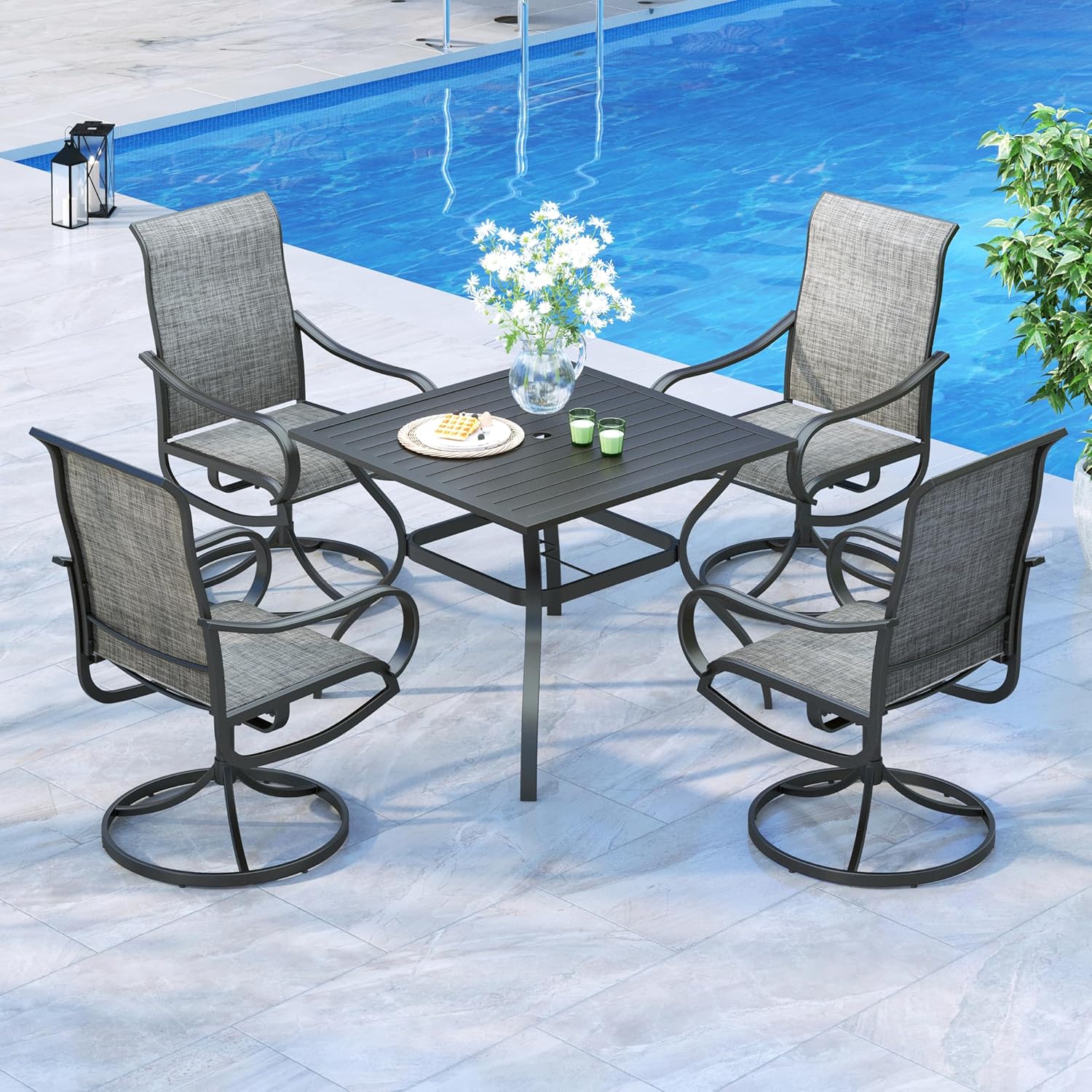 Patio Table Chairs Set Outdoor - Outdoor Furniture Dining Set 리뷰 및 가격