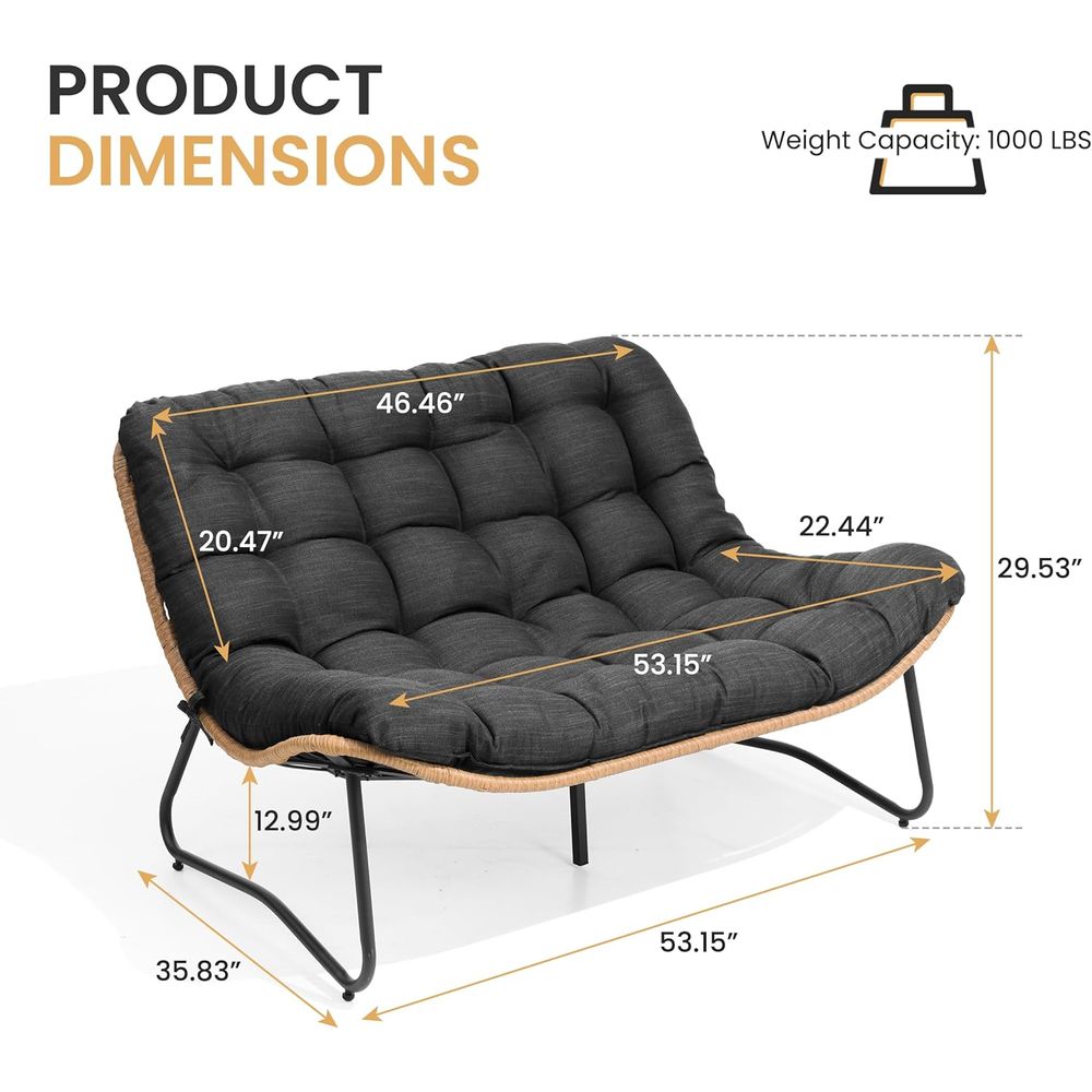 All-Weather Outdoor Loveseat S - Outdoor Furniture Loveseat 리뷰 및 가격