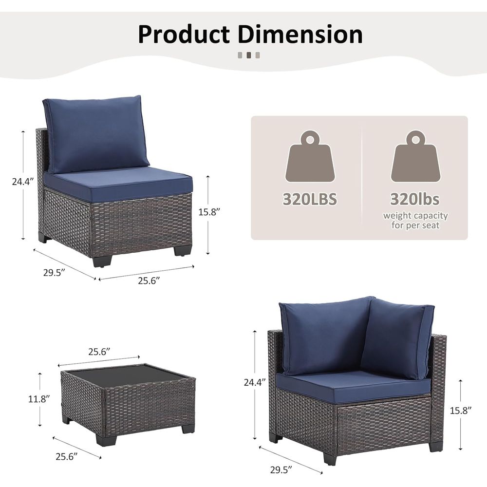 3-Piece Outdoor Wicker Patio F - Outdoor Furniture Loveseat 리뷰 및 가격