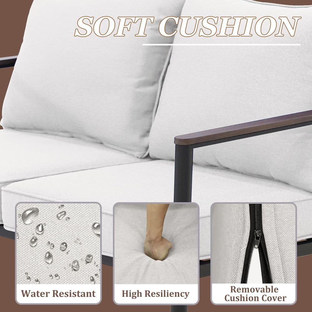 Sand Dune Outdoor Patio Sofa,  - Outdoor Furniture Loveseat 리뷰 및 가격