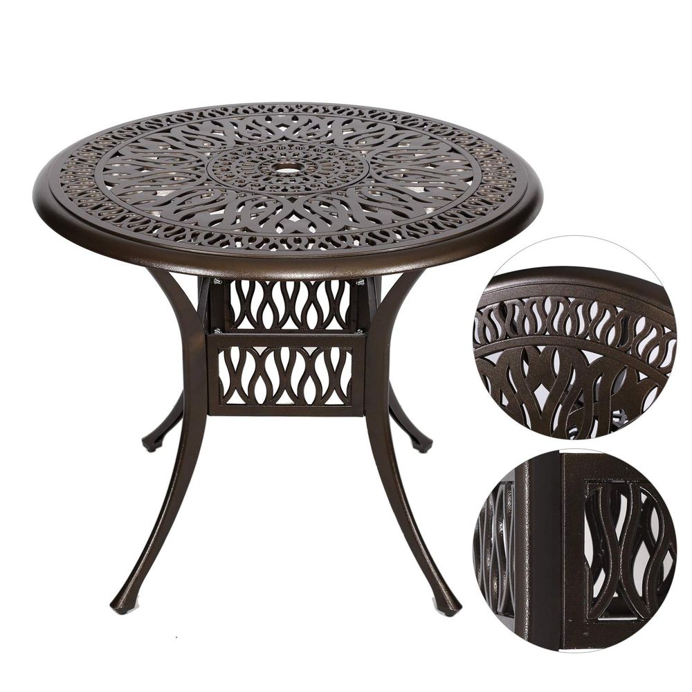 35.4 Outdoor Dining Table,Pati - Outdoor Furniture Kitchener 리뷰 및 가격