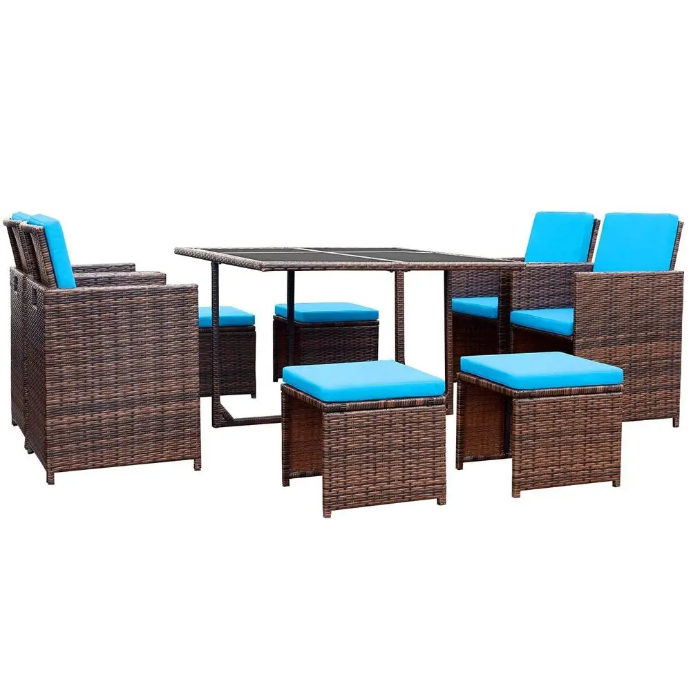 9 Pieces Patio Dining Sets Out - Outdoor Furniture Dining Set 리뷰 및 가격