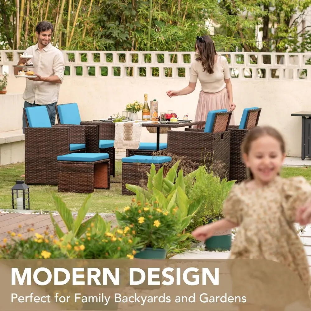 9 Pieces Patio Dining Sets Out - Outdoor Furniture Dining Set 리뷰 및 가격