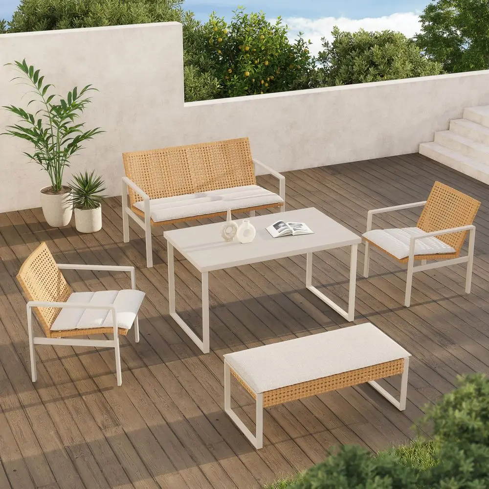 5piece Outdoor Dining Set, Wic - Outdoor Furniture Dining Set 리뷰 및 가격