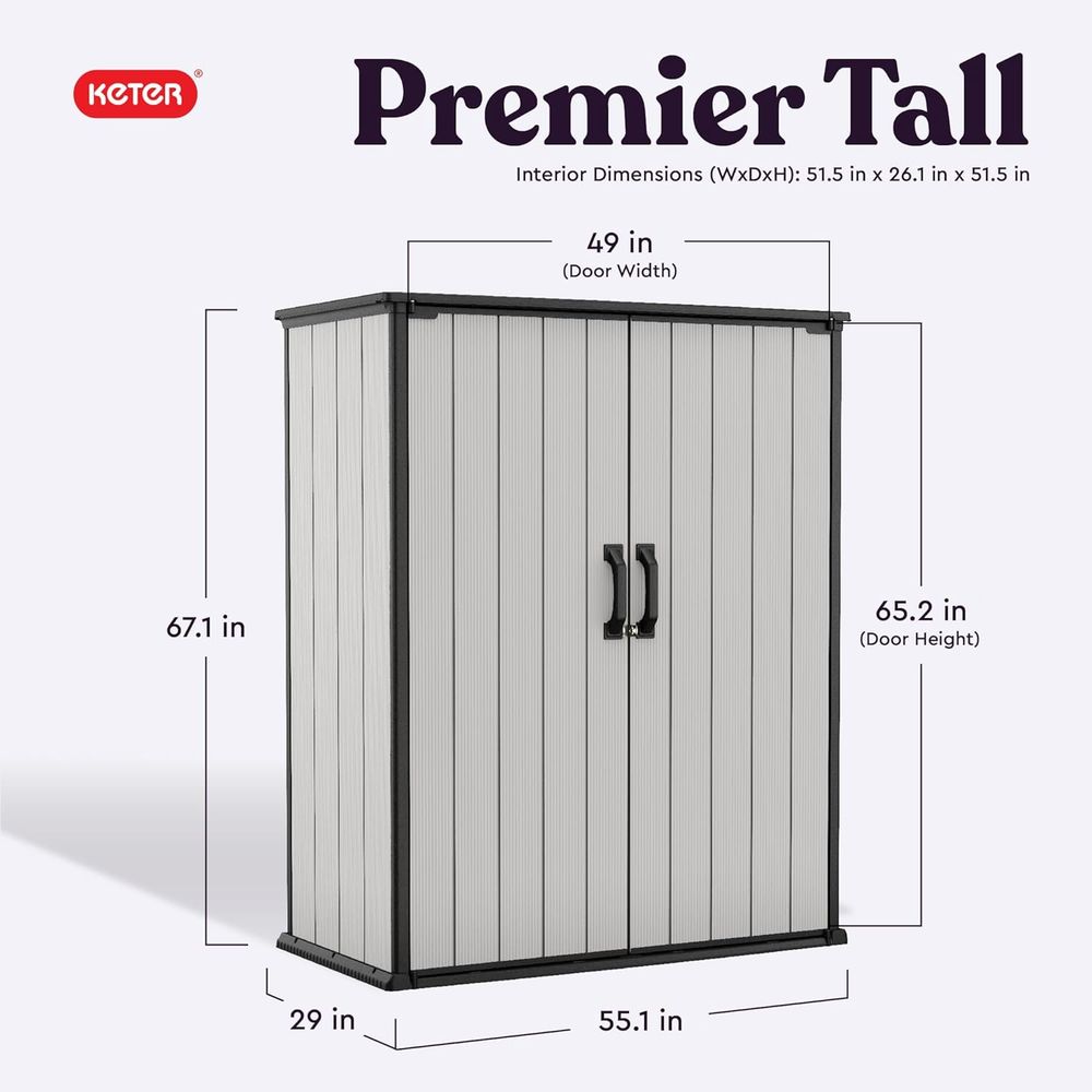Resin Outdoor Storage Shed, 4. - Outdoor Furniture For Patio 리뷰 및 가격