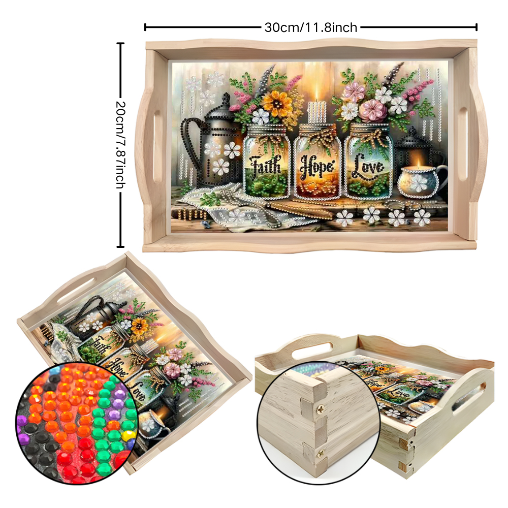 A diamond-painted square tray  - Outdoor Furniture Design 리뷰 및 가격