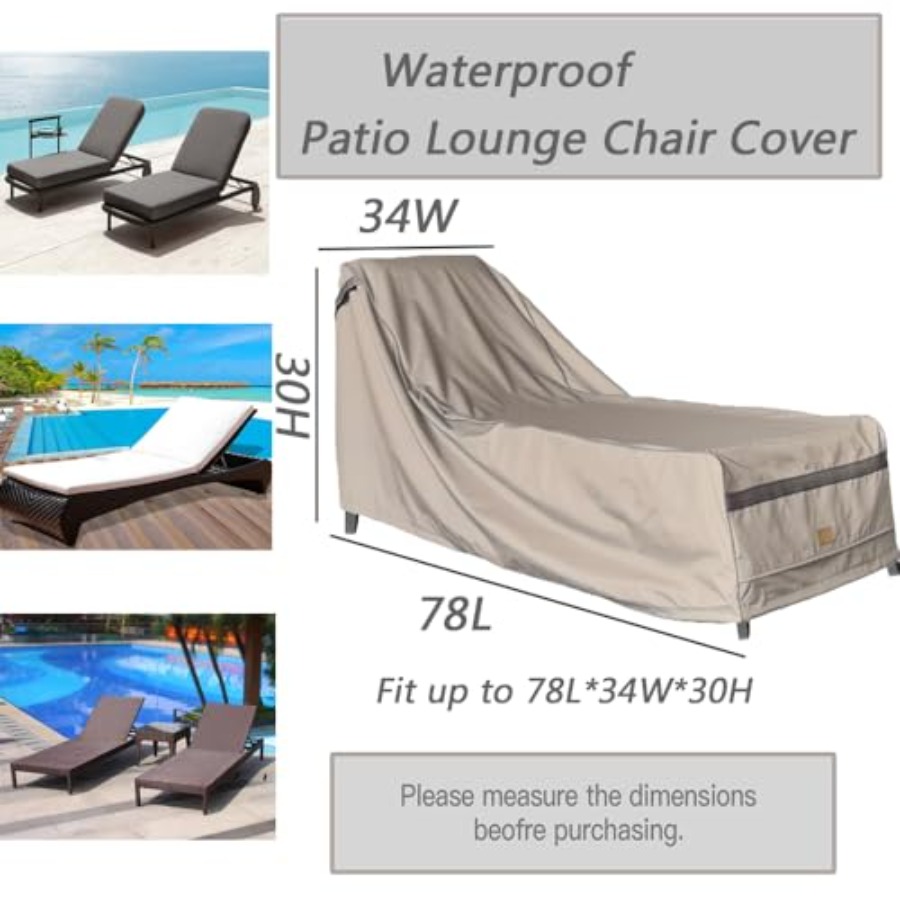 Patio Chaise Lounge Cover Wate - Outdoor Furniture For Patio 리뷰 및 가격