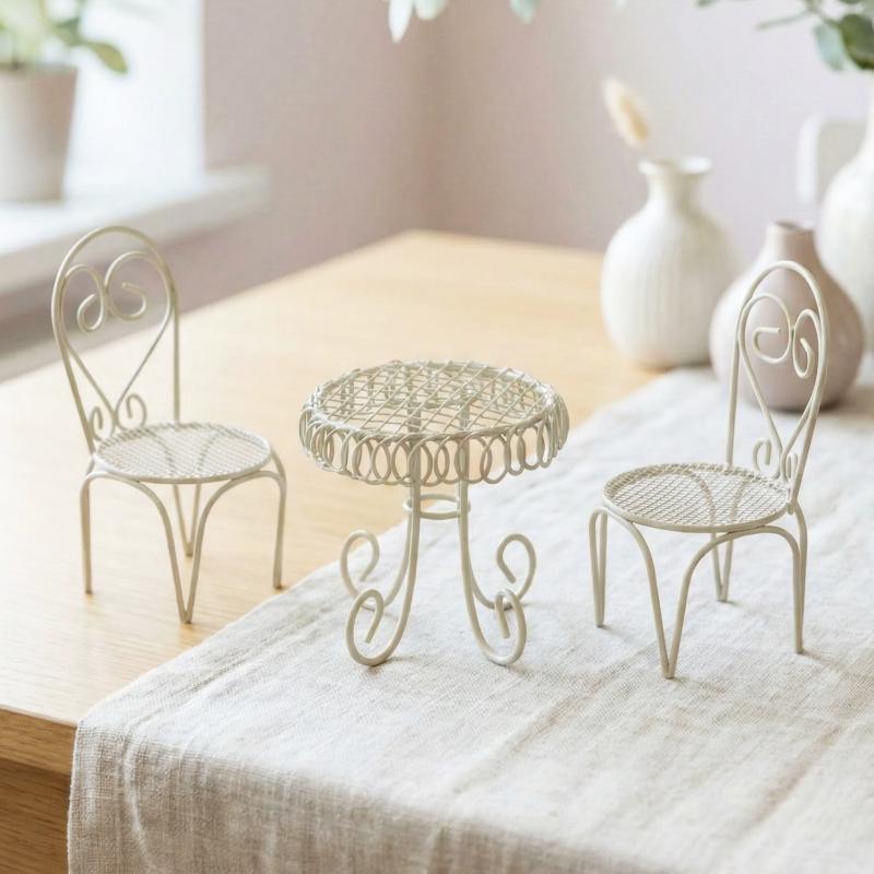 1/3Pcs Dollhouse Garden Displa - Outdoor Furniture Design 리뷰 및 가격