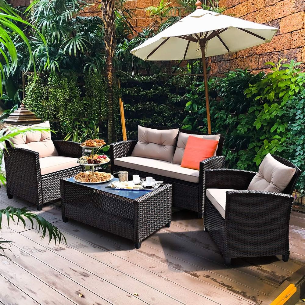 Rattan Outdoor Patio Furniture - Outdoor Furniture Loveseat 리뷰 및 가격