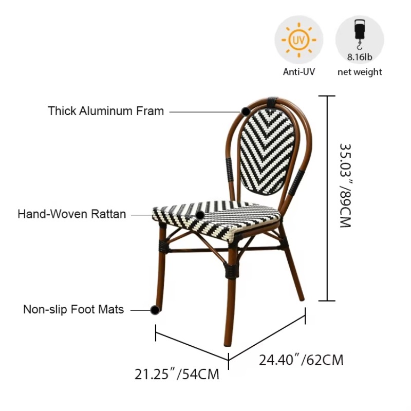 French Bistro Outdoor Furnitur - Outdoor Furniture Dining Set 리뷰 및 가격